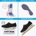 Women's Wide Width Shoes - Adjustable Closure & Lightweight | Ideal for Diabetic Edema Plantar Fasciitis Bunions Arthritis | SK2 8 Wide Dk-Black - Buy Online on GoSupps.com