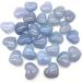 Saturey 1 Pack Natural Large Blue Chalcedony Heart Crystal Gem Meditation Treatment Suitable for Home - Buy Online on GoSupps.com