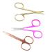 1 Set 3pcs Scissors Trimmer Eyebrow Scissor Ear Hairs Shear Grooming Clippers Facial Clipper Beard Beauty Tools Manicure