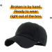 KBETHOS Vintage Washed Distressed Cotton Dad Hat Baseball Cap - Adjustable Unisex Style Headwear in Black - Buy Online on GoSupps.com