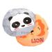 5-Piece Cartoon Animals Waterproof Elastic PEVA Shower Caps for Women and Girls - Buy Online on GoSupps.com