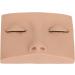 Vivid Half Face Makeup Head with 3 Pairs Removable Eyelids for Lash Extensions Practice Compact Lightweight Suitable for Display (Skin Color) - Buy Online on GoSupps.com