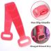 Silicone Back Scrubber Belt 80cm - Extra Long Double-Sided Bath Scrub Strap in Pink - Buy Online on GoSupps.com