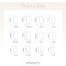 Luvadeyo 24 PCs Coffin Press on Nails - Long Acrylic Gradient Fake Nails for Women & Girls - Full Cover Cold & White Design - Buy Online on GoSupps.com