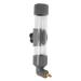 Deosdum bird drinks automatic drinking device for parrot birds water dispenser for parasites drinking fountain for bird cage accessories (gray)