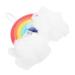 Cloud Bath Ball Baby Scrubber Rainbow Shaped Baby Sponge Household Body Scrubber Bath Scrubber Portable Baby Sponge Portable Body Scrubber Rainbow Shaped Body Scrubber Bath Supply