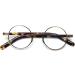 Shop LIGOES Vintage Round Eye Glasses | Anti Blue Light Eyewear for Women & Men | Retro Brown Leopard Metal Frame - Buy Online on GoSupps.com