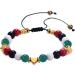 Oralgo Adjustable Woven Bracelet with National Flag - Colorful Pearls for Peace Supporters | Hand Chain for Peace Fans - Buy Online on GoSupps.com