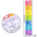 Weekly Pill Box Organizer - 7 Day Medication Organizer with Easy Open Button - BPA Free Travel Pill Box for Vitamins & Supplements - Buy Online on GoSupps.com