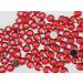 Allstarco 1000PCS 7mm SS34 Red Ruby .TM Acrylic Flat Back Rhinestones for Jewelry Making and Face Painting Card Making Embelishments Plastic Gems
