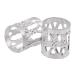 100PCs Multi Color Dreadlock Braiding Pearls & Metal Cuffs | Adjustable Hair Clips - Silver 8mm | International Shipping - Buy Online on GoSupps.com