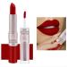ICATHUNY 2 In 1 Matte Lipstick Long Lasting Lip glosses Highly Pigmented Color Waterproof Stay on Lipstick for Women and Girls (Red 05)
