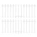 Beaupretty Nose Wax Sticks Plastic Nasal Applicators Spatulas Disposable Hair Removal Rod for Home Store Travel 40pcs Size 2 (Pack of 40)