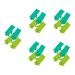 FRCOLOR 10 Pairs Mitts Gloves for Hand Sewing Fingerless Pressure Gloves Craft Gloves Quilting Mitten Gloves with Fingers Sewing Tools Sewing Hand Covers Anti-black Work Spandex