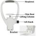Cymyyds Optometry Accessories - Forehead Support & Chin Holder for Automatic Refractometer | 40mm Adjustable Height for Visual Training - Buy Online on GoSupps.com