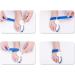 Healifty Hallux Valgus Correction Toe Spreader - Pain Relief Splint (White Blue) | International Shipping Available - Buy Online on GoSupps.com
