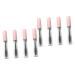 Hemoton 8 Pcs Air Traffic Control Pink Lip Clear Plastic Containers Empty The Pet Travel 1 g (Pack of 1) Pinkx2pcs