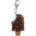 Handmade Miniblings Ice Cream Charm Zipper Pull - Brown Stemeis Fashion Jewelry | Silver-Plated Pendant for Bracelets - Buy Online on GoSupps.com
