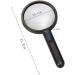 3.5 Times Handheld Reading Aspheric High Power Magnifying Glass 90mm Large Mirror Made in China - Buy Online on GoSupps.com