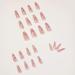 BABALAL Coffin Press on Nails - 24pcs Medium Fake Nails with Glue, Brown Rhombus Designs for Full Cover Ballerina Acrylic False Nails - Buy Online on GoSupps.com