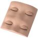 Pretty memory 2 Pairs Replacement Eyelids for Lash Mannequin Head Removable Realistic Eyelids with Eyelashes Mannequin Replacement Eyelids for Lash Practice Makeup Eyelash Extensions 4 Count (Pack of 1)