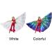 EMVANV LED Belly Dance Wing for Child - Light Up Isis Wings with Telescopic Stick for Carnival and Stage Performances - Buy Online on GoSupps.com