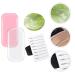 Eyelash Grafting Pad Set - 4pcs Silicone Lash Tray Holder for Extensions | Jade Stone Hand Plate Kit - Buy Online on GoSupps.com