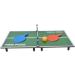 Qioni Portable Tennis Table | Folding Ping Pong Game Set for Indoor Mini Table Entertainment | Includes 2 Paddles and 2 Balls | Lightweight and Sturdy - Buy Online on GoSupps.com