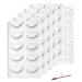 25 Pairs of Training Eyelashes for Beginners | Self-Adhesive Eyelash Strips with 7 Eye Pads & Brush | Eyelash Extension Accessories - Buy Online on GoSupps.com