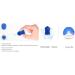 Pressure Reducing Ear Plugs | Noise Reducing Silicone Hearing Protection for Travel | Flight Earplugs 2 Pairs (Blue & Gray - Buy Online on GoSupps.com