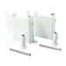 2 Pack - GlideLok Child Safety Door Top Lock Made of Durable Metal (Not Cheap Plastic Like Other Models) | for Childproofing Interior/Exterior Doors | Adults Can Operate Lock from Both Sides - Buy Online on GoSupps.com