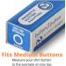 Buttons 2 Button Magnetic Adaptor Set | No-Sew Dressing Aid for Limited Dexterity & Disabilities - Seniors, Arthritis, Parkinson's, Stroke | Independence Helper - Buy Online on GoSupps.com