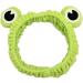 Cute Snail - Frog Makeup Headband Set for Skincare Products Face Wash Beauty Spa Women and Girls Green - Buy Online on GoSupps.com