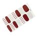 dijiusidy Nail Art Stickers Self-Adhesive Fingernail Decal with Strap Glue DIY Art Decor Full Cover Manicure Kits for Women Girls YMX207