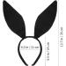 FRCOLOR Bunny Ears Headband Black Rabbit Ear Hair Hoop Bunny Headwear for Halloween Easter Masquerade Party Cosplay Hair Accessories - Buy Online on GoSupps.com