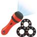 LEXIBOOK Tales of Ladybug & Cat Noir Miraculous Torch Light and Projector with 3 Discs 24 Images Create Your own Stories LTC050MI
