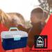 PFIFF 100576 Children's Grooming Box - 6-Piece Horse Care Kit in Blue | International Shipping Available - Buy Online on GoSupps.com