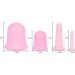 Anself 4pcs Silicone Massage Cupping Cups for Neckline Face & Body - Random Colors | International Shipping - Buy Online on GoSupps.com