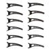 B Baosity Set of 12 crocodile cutting clips hair clip hairdresser sectioning clip hair clip hair styling clamp salon clips - 4.9 cm