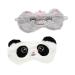 FRCOLOR 2pcs Panda Blindfold Eye Cover Sleeping Face Lightweight Eye Shades Leopard Hair Nets Eyeshadows Eye Mask Sleeping Eye Accessories Polyester Material Yoga Lotion Child
