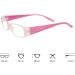 Huicai Women s Minimalist Rhinestone Reading Glasses | Stylish Small Frame | 1.0 to 3.5 Strength - Pink - Buy Online on GoSupps.com
