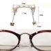 Begisa Vintage Oxenhorn Glasses Pads | Metal Frame Nose Pad Replacement | Silver Glasses Repair Set - Buy Online on GoSupps.com
