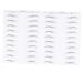 Balacoo 2 Sheets Waterproof Stickers Eyebrow Makeup Supplies Eyebrow Stickers Miss Artificial The Lazy