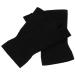 NOLITOY Women S Wristband 1 Pair Gloves Sleeves and Thumb Support Gloves for Tendonitis Warm Gloves 15x12cm Black