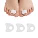 Feifanshop Toe Stretcher - 4x Gel Toe Spreader for Bunion Correction Overlapping Toes & Hammer Toes Relief - Buy Online on GoSupps.com