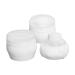 TOYANDONA 2 Sets Baby Powder Kids Bath Sponge Makeup Sponge Set Toddler Bath Sponge Baby Powder Puff Box Holder Body Powder Sponge Infant Powder Sponge Kids Powder Puff Powder Puff for Baby 9x9cm White