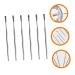 6pcs Stainless Steel Spring Earwax Cleaner Tool Set - Ear Pick, Earwax Catcher, Digger, Spiral Remover, Scoop - Buy Online on GoSupps.com