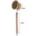 YOXIER Easy-to-use Dishwashing Brush Time-Saving Kitchen Cleaning Tool Pot with Long Wooden Handle Strong Decontamination Comfortable Grip Household Dish C - Buy Online on GoSupps.com