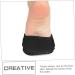 FOMIYES 2 Pairs Five Finger Half Socks | Comfortable Anti-Slip Forefoot Cushions Black 12x10.5cm - Ideal for All-Day Comfort - Buy Online on GoSupps.com