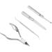 Cuticle Nipper Set 4 Piece Portable Cuticle Manicure Set with Nail Lifter for Home - Buy Online on GoSupps.com
